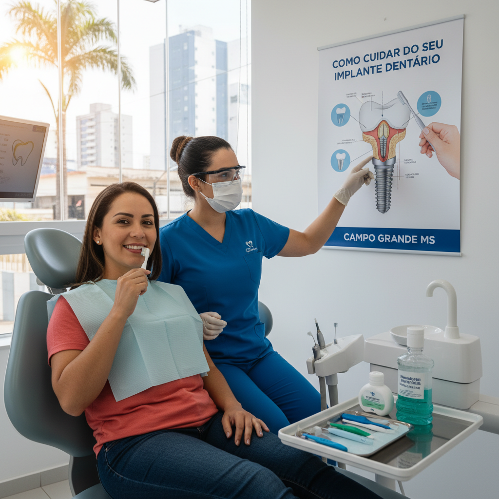 Como Manter Implante Dentário em Campo Grande MS