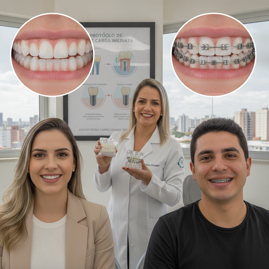 Diferença entre Aparelho Invisível e Fixo em Campo Grande