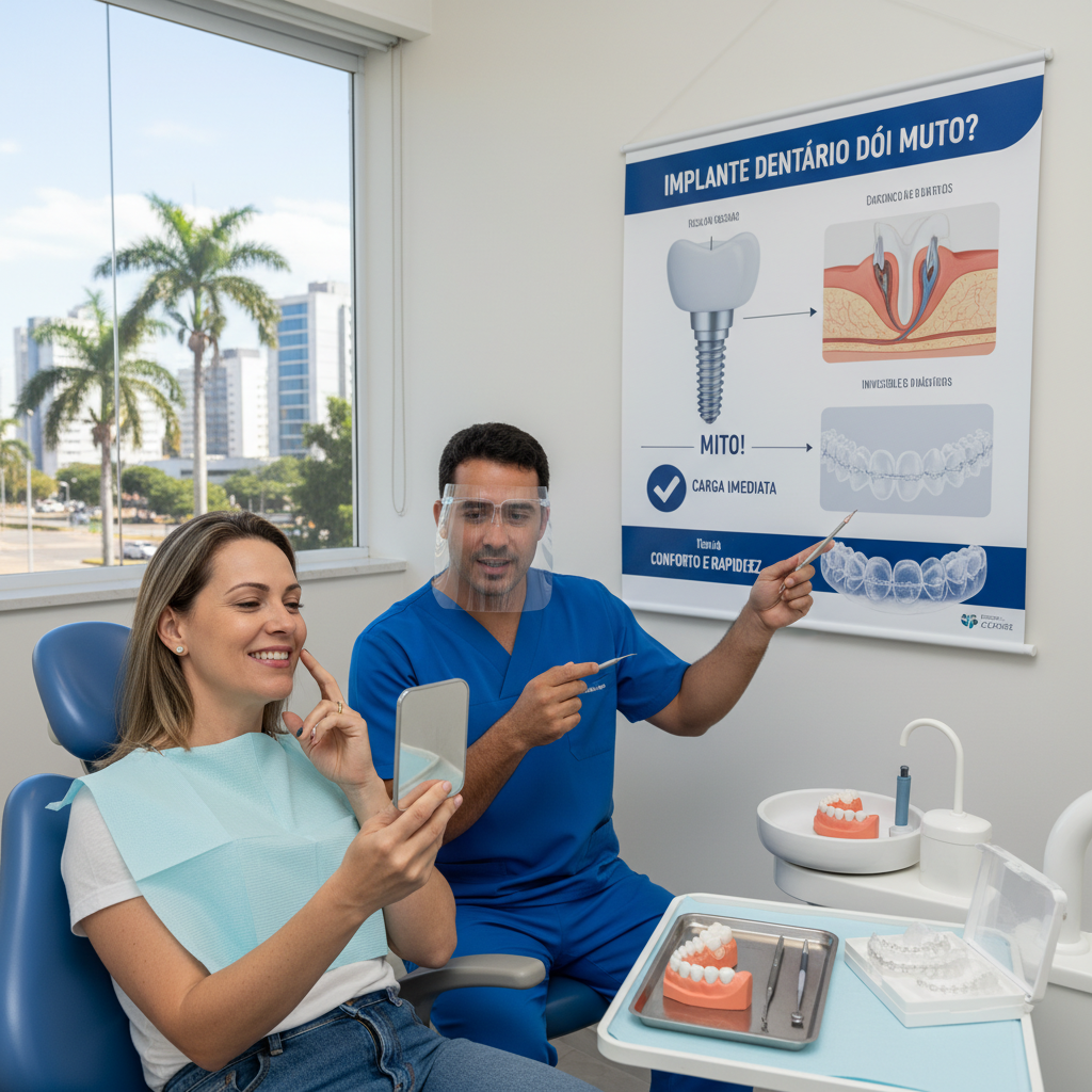 Implante Dentário Dói? Tudo Sobre Implantes em Campo Grande MS