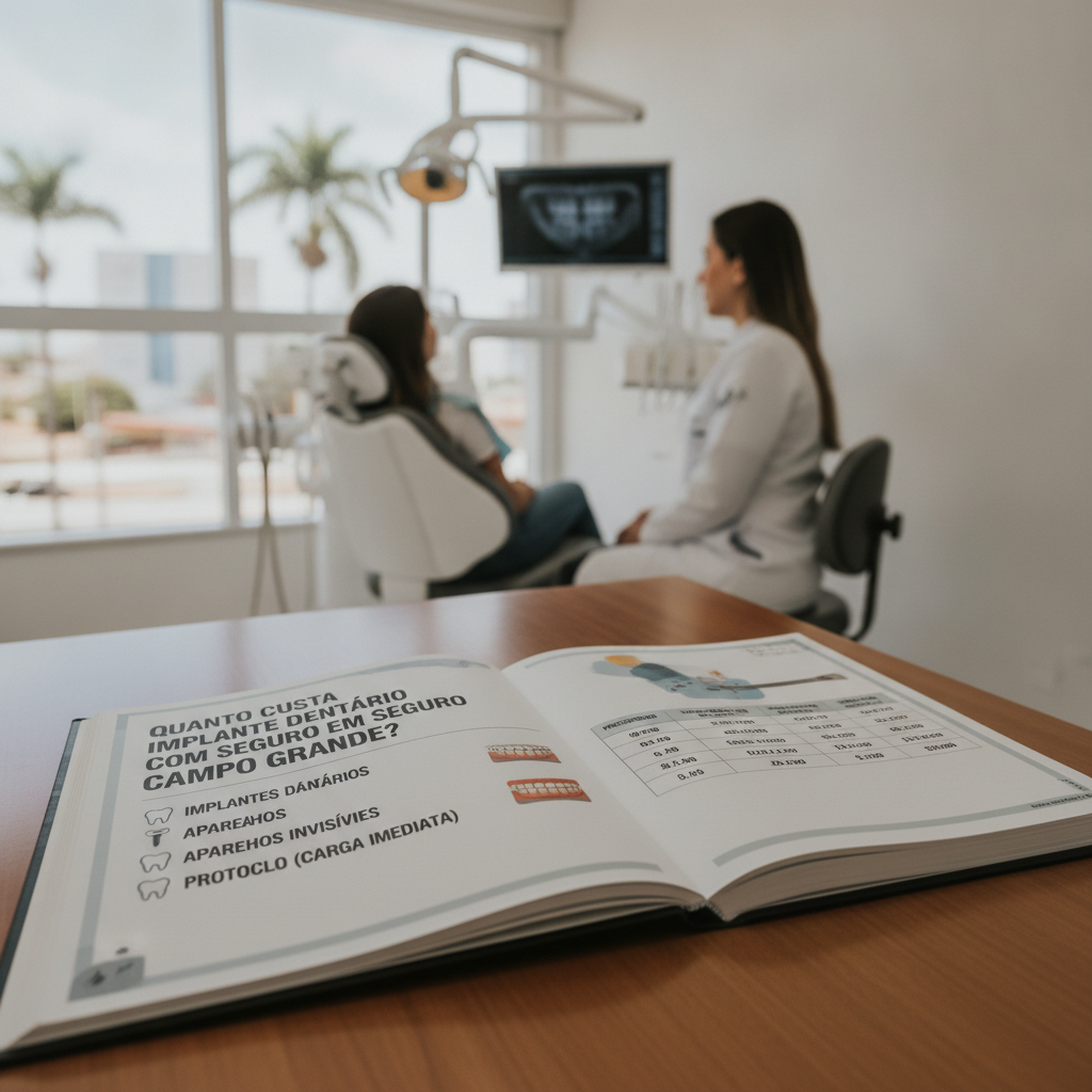 Implante Dentário e Seguro Campo Grande MS: Guia Completo