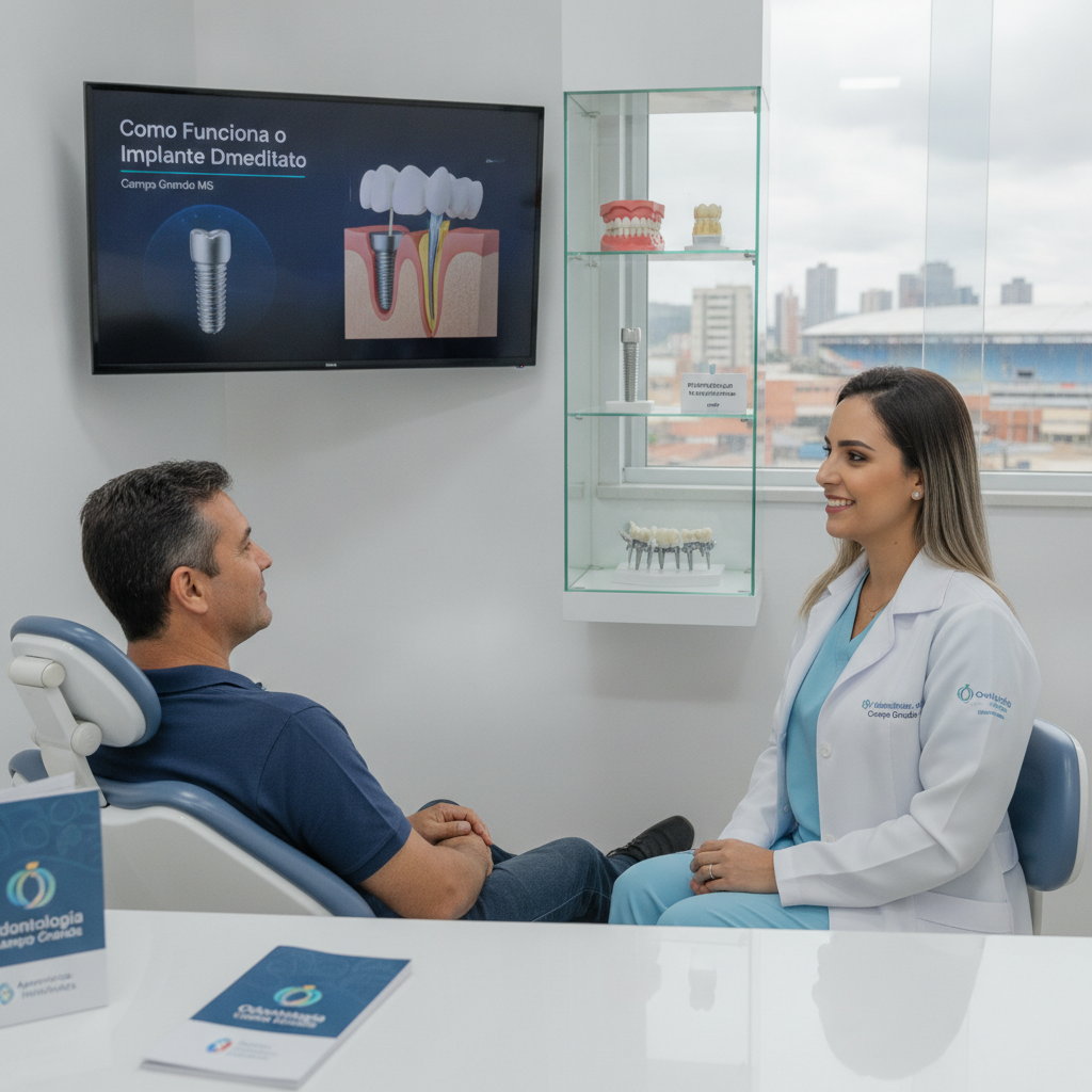 Implante Dentário Imediato Campo Grande MS: Como Funciona