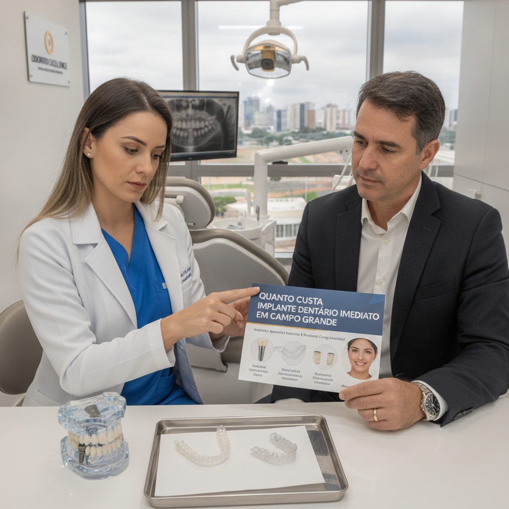 Implante Dentário Imediato Campo Grande MS: Como Funciona