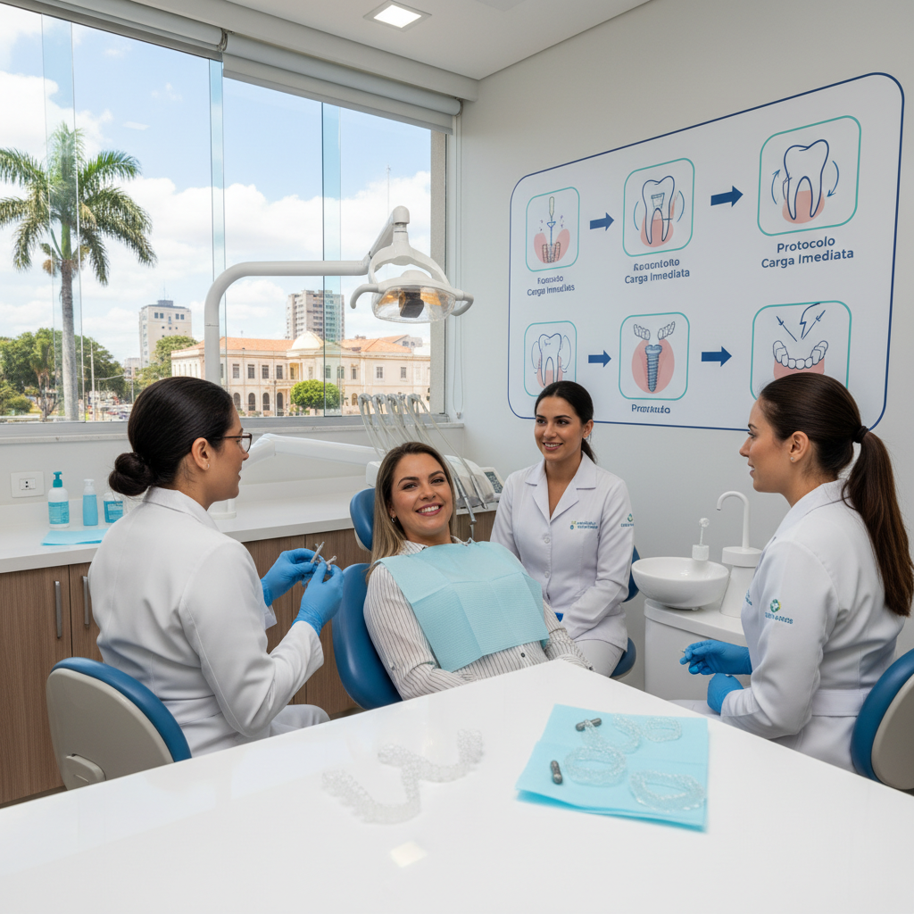 Protocolo Dentário Carga Imediata Campo Grande MS: Guia Completo
