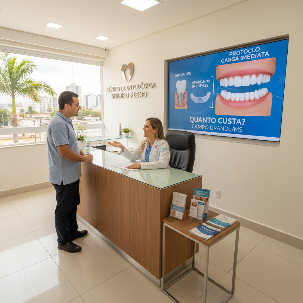 Protocolo Dentário Carga Imediata Vale a Pena Campo Grande MS