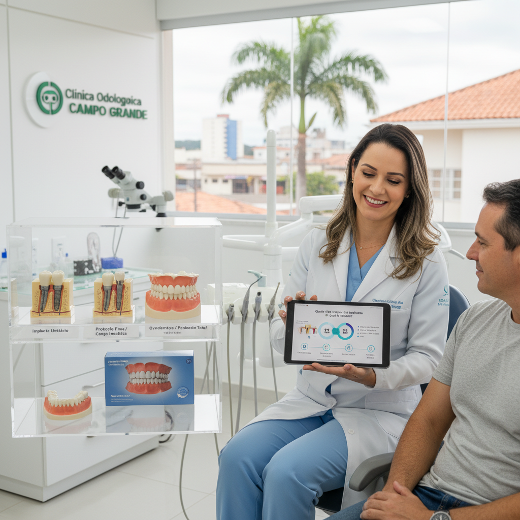 Tipos de Implante Dentário Campo Grande MS: Qual Escolher?